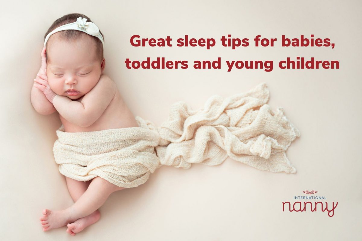 Sleep tips for babies, toddlers and young children